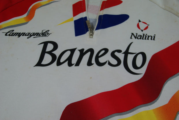 Maillot cyclisme vintage Banesto Campagnolo Nalini