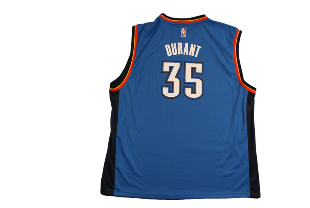 Maillot basket vintage Thunder Oklahoma City N°35 Durant NBA