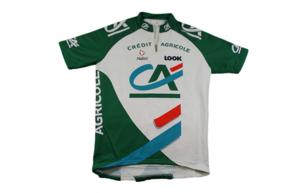 Maillot vélo vintage Nalini Crédit Agricole Look