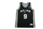 Maillot basket vintage Spurs San Antonio N°9 Parker NBA