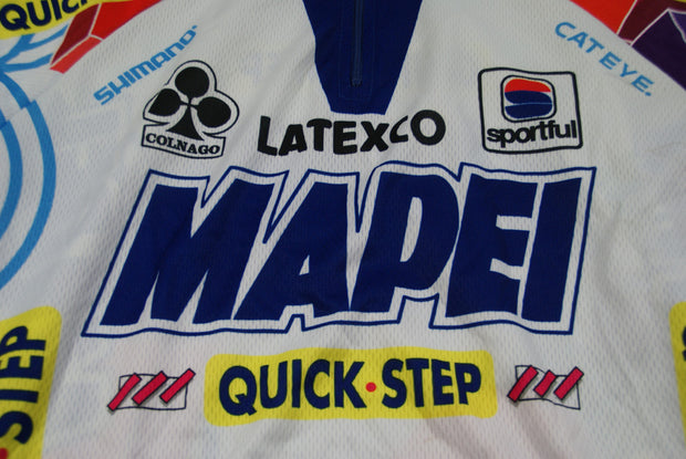 Maillot cyclisme rétro Mapei Latexco Colnago Sportful