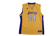 Maillot basket rétro Lakers Los Angeles N°24 Bryant NBA