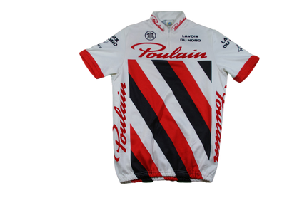 Maillot cyclisme vintage Poulain La voix du Nord