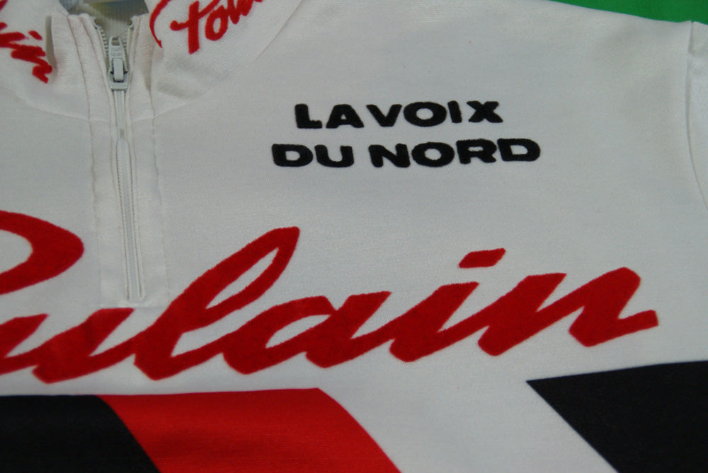 Maillot cyclisme vintage Poulain La voix du Nord