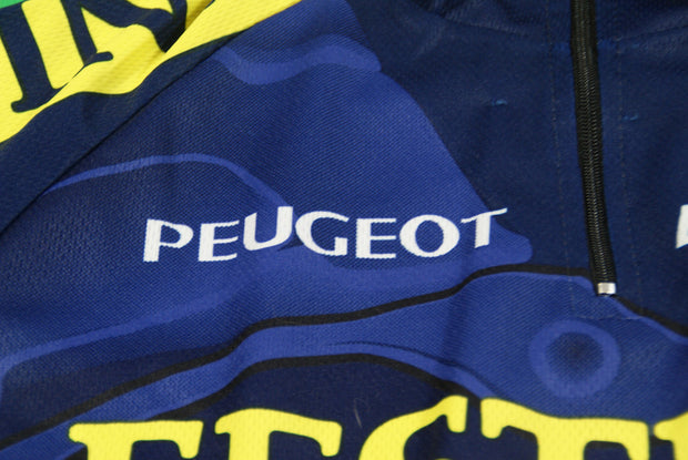 Maillot vélo rétro Biemme Peugeot Festina