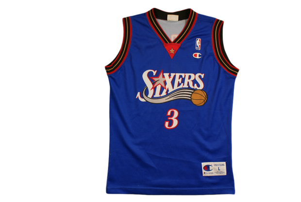 Maillot basket vintage Sixers Philadelphie N°3 Iverson NBA
