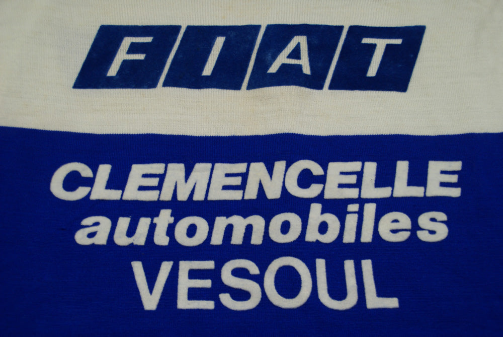 Maillot vélo vintage Fiat Vesoul Clémencelle Automobiles