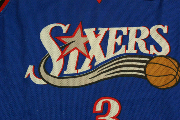 Maillot basket vintage Sixers Philadelphie N°3 Iverson NBA