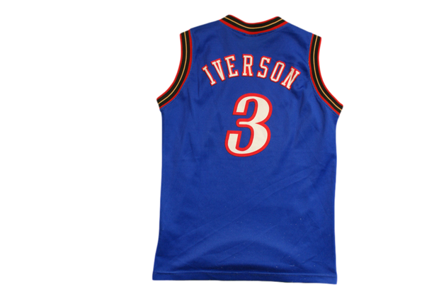 Maillot basket vintage Sixers Philadelphie N°3 Iverson NBA