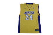 Maillot basket rétro Lakers Los Angeles N°24 Bryant NBA