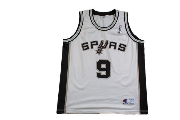 Maillot basket rétro Spurs San Antonio N°9 Parker NBA