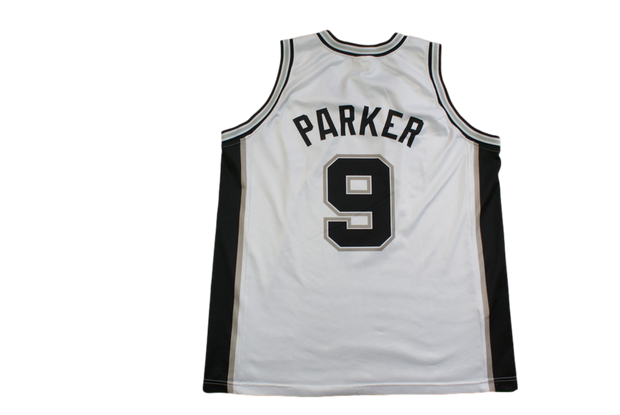 Maillot basket rétro Spurs San Antonio N°9 Parker NBA