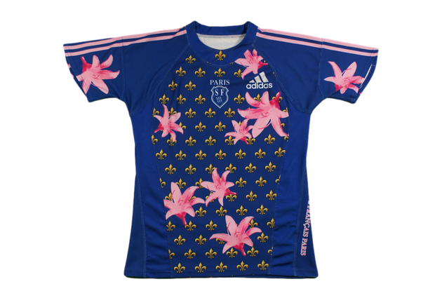 Maillot rugby vintage Stade Français Adidas