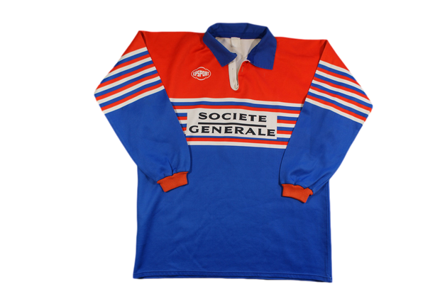 Maillot rugby rétro Société Générale N°14