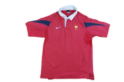 Polo rugby vintage rouge Equipe de France Nike