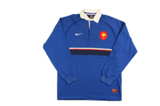 Polo rugby vintage manches longues Equipe de France Nike