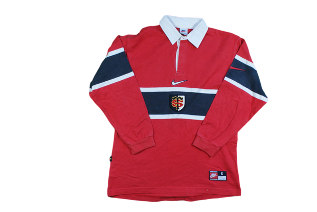 Polo rugby vintage Stade Toulousain manches longues