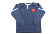 Polo rugby vintage XV de France manches longues