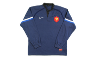 Polo rugby vintage XV de France manches longues