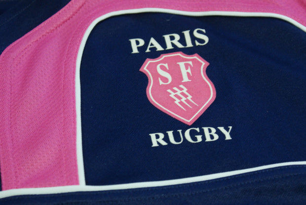 Polo rugby vintage Stade Français Adidas