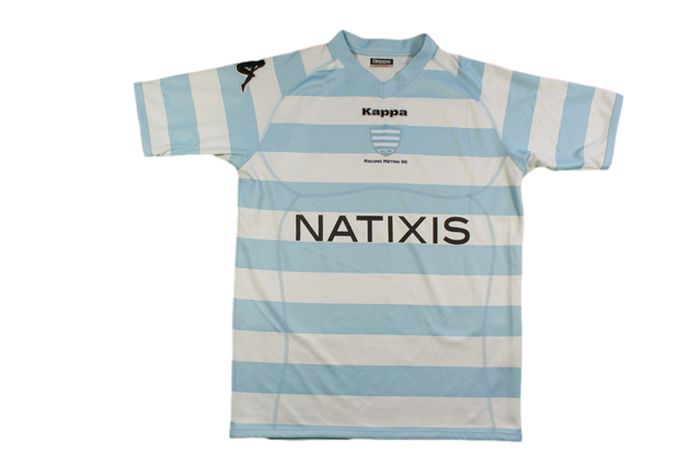 Maillot rugby vintage Racing 92 Kappa