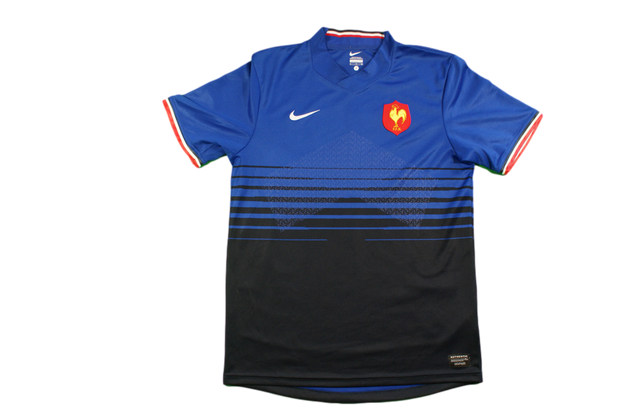 Maillot rugby rétro XV de France Nike manches courtes