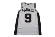 Maillot basket rétro Spurs San Antonio #9 Parker NBA