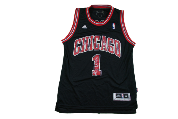 Maillot basket rétro Bulls Chicago #1 Rose NBA