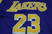 Maillot et short basket rétro Lakers Los Angeles #23 James NBA