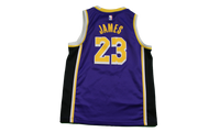 Maillot et short basket rétro Lakers Los Angeles #23 James NBA