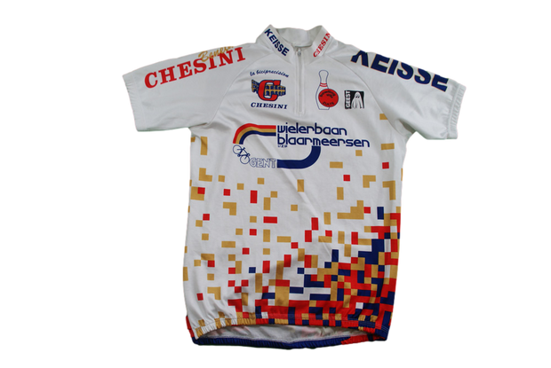 Maillot cyclisme vintage De Geest Chesini Gent