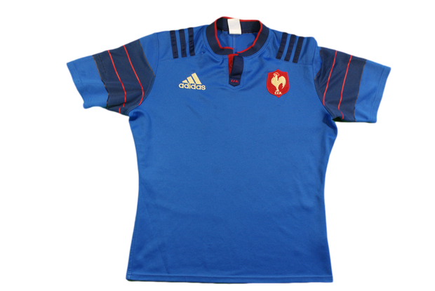 Maillot rugby rétro bleu équipe de France