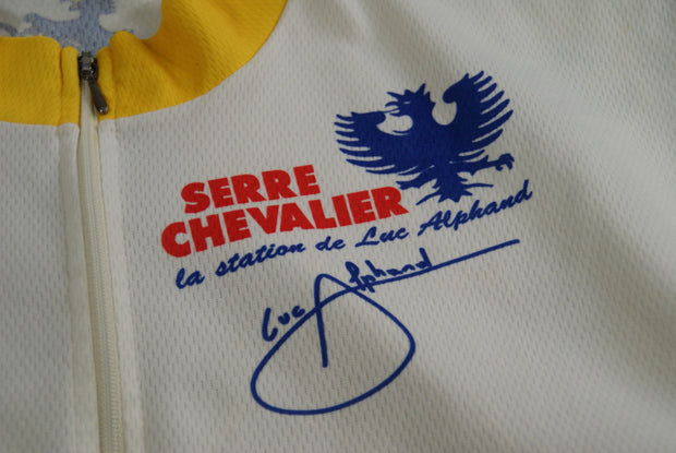 Maillot cyclisme vintage Sibille Serre Chevalier