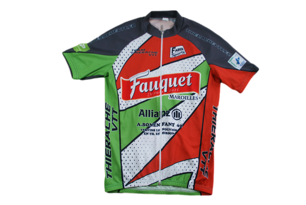 Maillot cyclisme vintage Faber Sports Fauquet