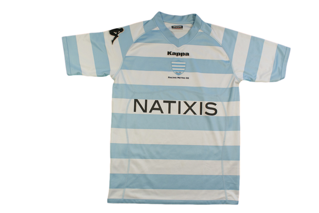 Maillot rugby vintage Racing Métro 92 Natixis