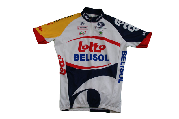 Maillot vélo rétro Ridley UCI Skoda Lotto Vermarc