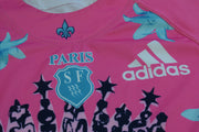 Maillot rugby rétro Stade Français rose