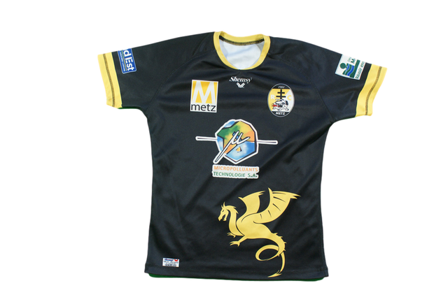 Maillot rugby rétro RC Metz N°9 Capucine