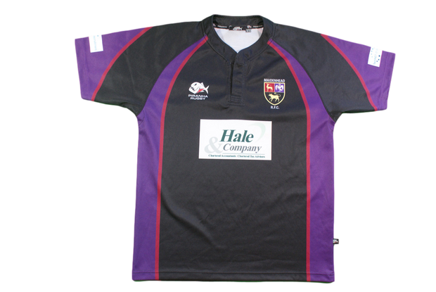 Maillot rugby vintage Piranha Rugby Maindenhead