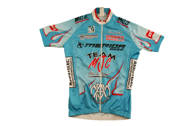 Maillot vélo rétro Merida MJC Nissan