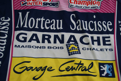 Maillot cyclisme vintage Morteau Saucisse Intersport Bigmat