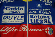 Veste cyclisme vintage Alfa Roméo Vermarc