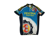 Maillot cyclisme vintage Festina Sibille