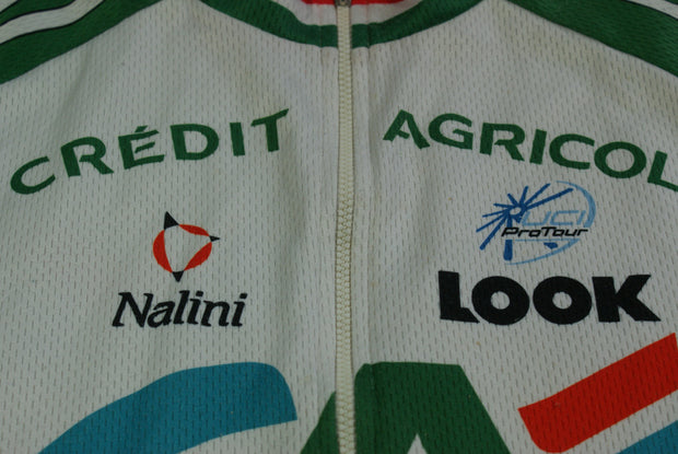 Veste vélo vintage Nalini Look UCI Crédit Agricole