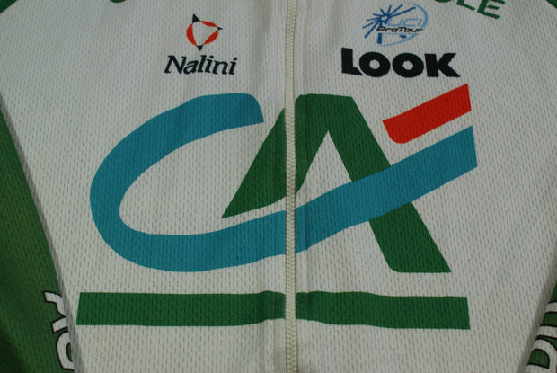 Veste vélo vintage Nalini Look UCI Crédit Agricole