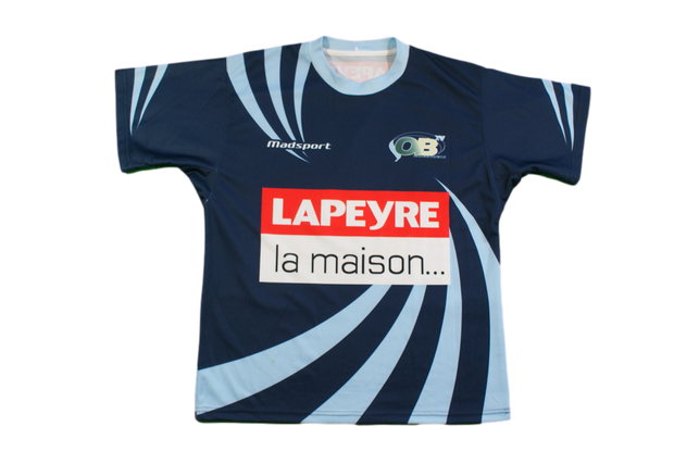 Maillot rugby vintage Olympique de Besançon Rugby N°5