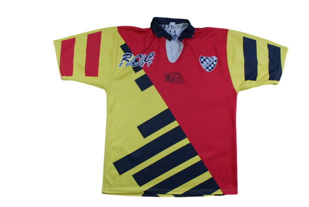 Maillot rugby rétro US Romanaise et Péageoise Roc Sport N°21