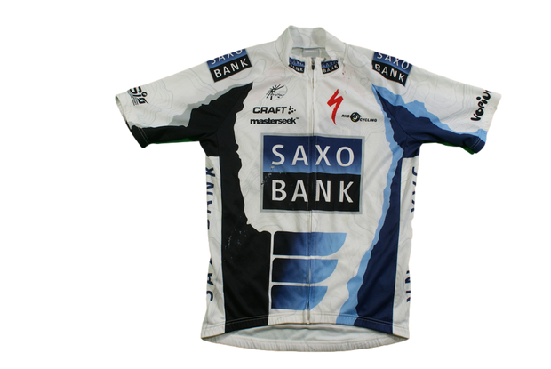 Maillot vélo rétro Saxo Bank Craft UCI