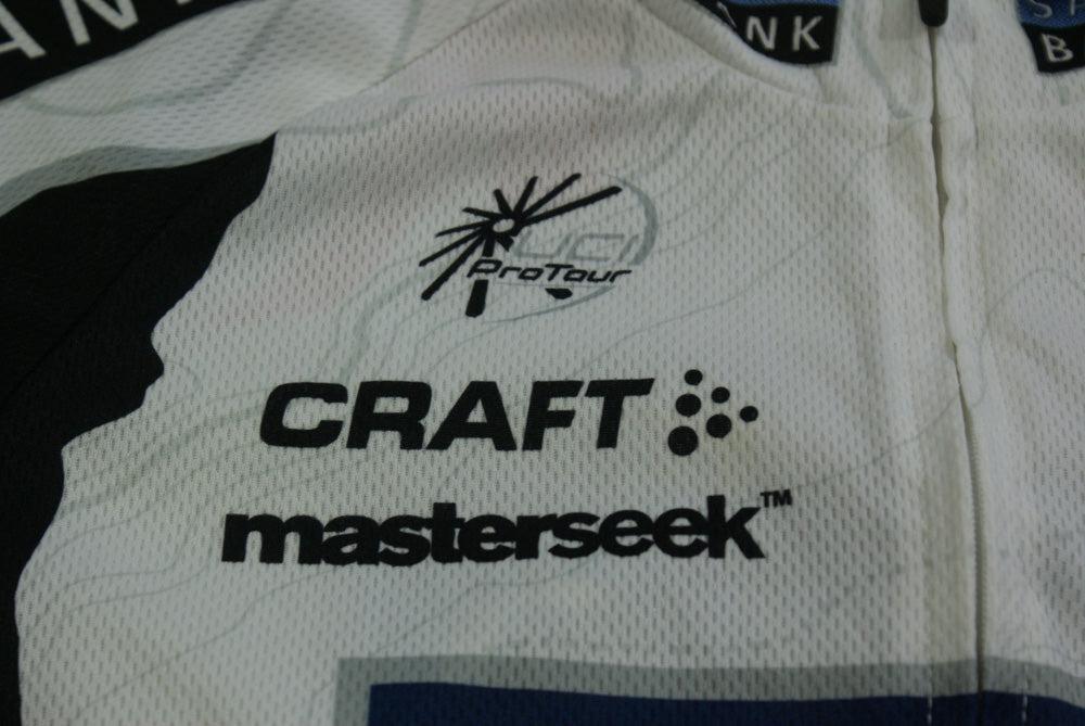 Maillot Vélo Rétro Craft Saxo Bank, Taille S, Manches Courtes (occasion)