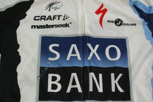 Maillot vélo rétro Saxo Bank Craft UCI